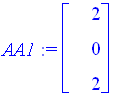 AA1 := Vector(%id = 151583792)
